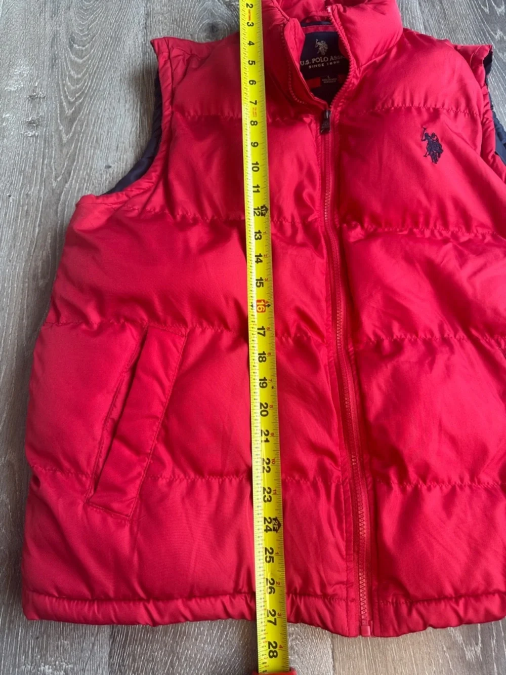 Polo by Ralph Lauren Red Quilted Puffer Vest 0410